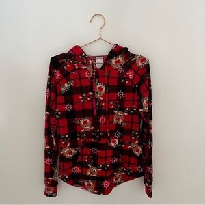 Long sleeve Christmas (reindeer) hoodie